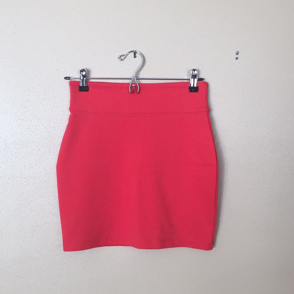 Red Silence + Noise urban outfitters pencil skirt